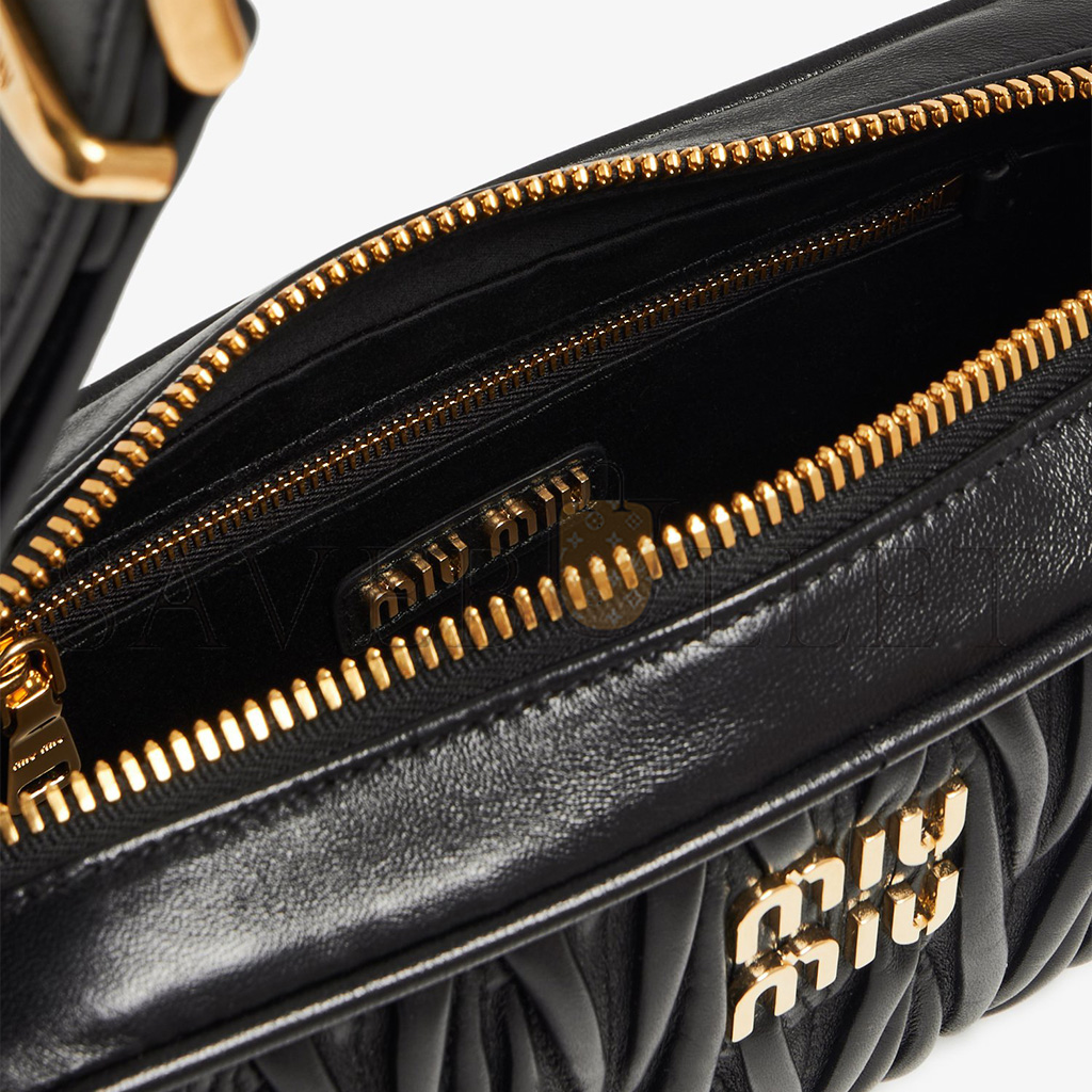 M1v M1v materasse embossed nappa leather shoulder bag 5bc158 (24.5*11.5*7cm)